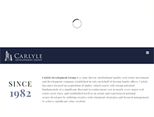 Tablet Screenshot of carlyle-usa.com